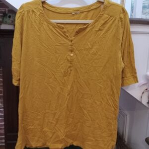 Chic Mustard Blouse for Women